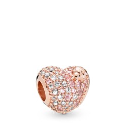 Pandora Gleaming Ladybird Heart Charm Pandora Gleaming Ladybird Heart Charm