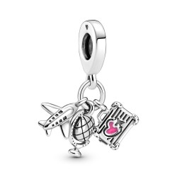 Pandora Airplane, Globe & Suitcase Dangle Charm Pandora Airplane, Globe & Suitcase Dangle Charm