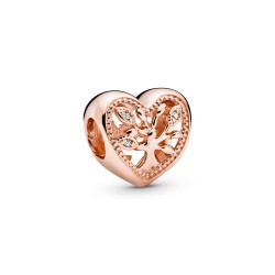 Pandora Openwork Family Tree Heart Charm Pandora Openwork Family Tree Heart Charm