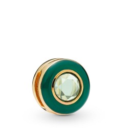 Pandora Reflexions™ Radiant Green Circle Clip Charm