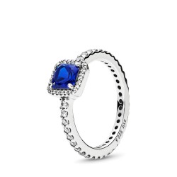 Pandora Timeless Elegance Ring, True Blue Crystal Pandora Timeless Elegance Ring, True Blue Crystal