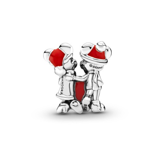 Pandora Disney Mickey Mouse and Minnie Mouse Present Charm Pandora Disney Mickey Mouse and Minnie Mouse Present Charm