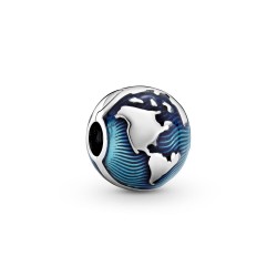 Pandora Blue Globe Clip Charm Pandora Blue Globe Clip Charm