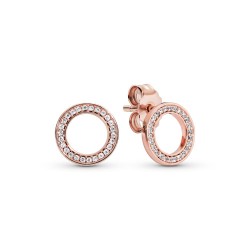 Pandora Sparkling Circle Stud Earrings