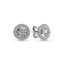 Pandora Vintage Circle Stud Earrings