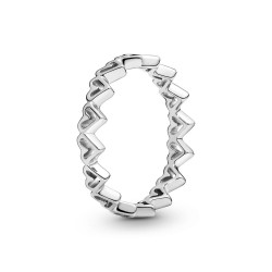 Pandora Freehand Hearts Ring