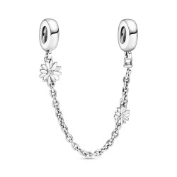 Pandora Daisy Flower Safety Chain Charm Pandora Daisy Flower Safety Chain Charm