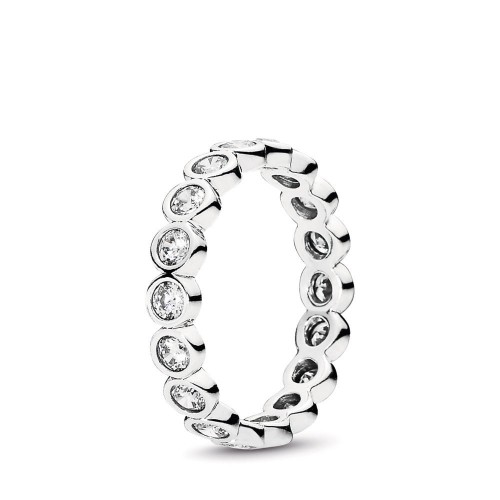 Pandora Alluring Brilliant Stackable Ring, Clear CZ Pandora Alluring Brilliant Stackable Ring, Clear CZ
