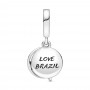 Pandora Brazil Beach & Parrot Dangle Charm Pandora Brazil Beach & Parrot Dangle Charm
