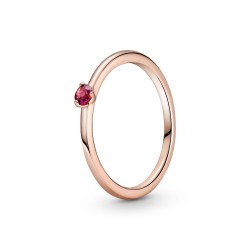 Pandora Red Solitaire Ring