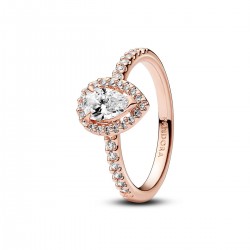 Pandora Sparkling Pear Halo Ring Pandora Sparkling Pear Halo Ring