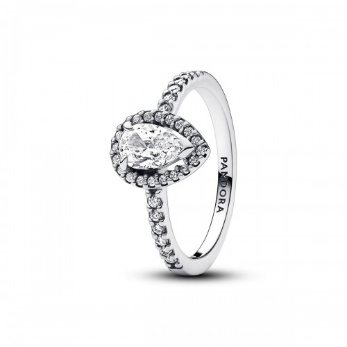 Pandora Sparkling Pear Halo Ring