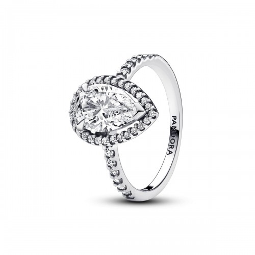Pandora Sparkling Pear Halo Ring Pandora Sparkling Pear Halo Ring