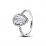 Pandora Sparkling Pear Halo Ring Pandora Sparkling Pear Halo Ring