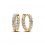 Pandora Sparkling Row Eternity Hoop Earrings