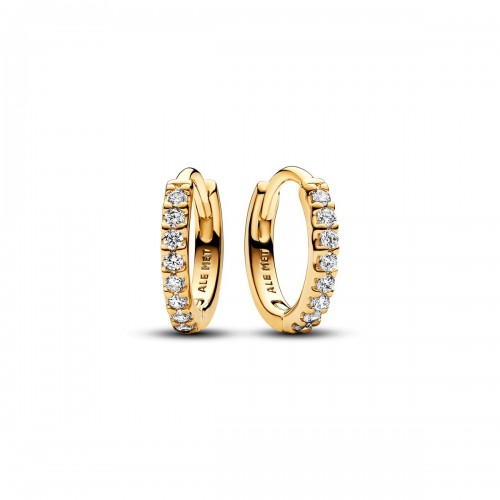 Pandora Sparkling Huggie Hoop Earrings