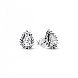 Pandora Sparkling Pear Halo Stud Earrings Pandora Sparkling Pear Halo Stud Earrings