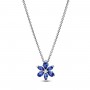 Pandora Sparkling Blue Herbarium Cluster Pendant Necklace