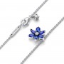 Pandora Sparkling Blue Herbarium Cluster Pendant Necklace