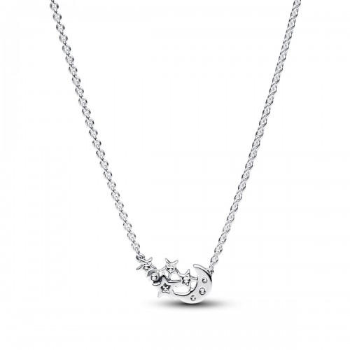 Pandora Sparkling Moon & Star Collier Necklace