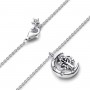 Pandora Moon & Spinning Tree of Life Pendant Necklace