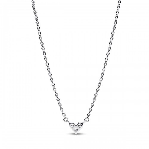 Pandora Triple Stone Heart Collier Necklace