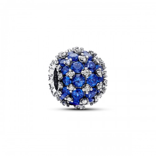 Pandora Sparkling Pavé Round Blue Charm