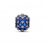 Pandora Sparkling Pavé Round Blue Charm