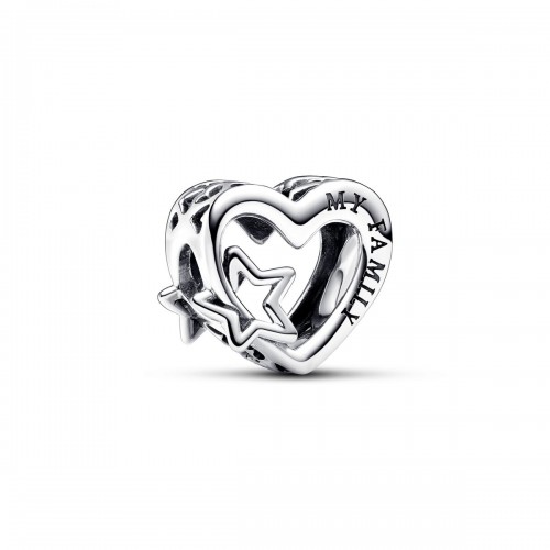 Pandora Openwork Family Heart & Star Charm