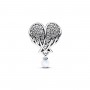 Pandora Sparkling Angel Wings & Heart Charm