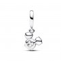 Pandora Disney Mickey Mouse Sparkling Head Silhouette Dangle Charm