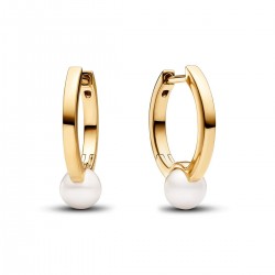 Pandora Treated Freshwater Cultured Pearl Hoop Earrings Pandora Treated Freshwater Cultured Pearl Hoop Earrings
