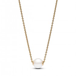 Pandora Treated Freshwater Cultured Pearl Collier Necklace Pandora Treated Freshwater Cultured Pearl Collier Necklace