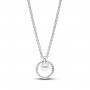 Pandora Treated Freshwater Cultured Pearl & Pavé Collier Necklace