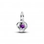 Pandora February Purple Eternity Circle Dangle Charm