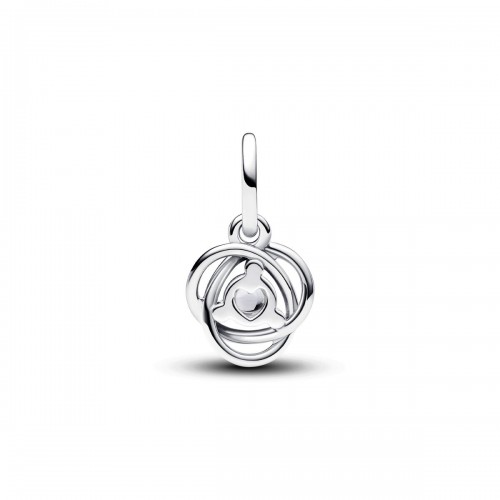 Pandora April Clear Eternity Circle Dangle Charm