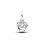 Pandora April Clear Eternity Circle Dangle Charm