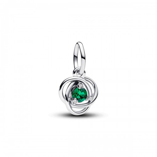 Pandora May Royal Green Eternity Circle Dangle Charm