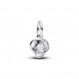 Pandora June White Eternity Circle Dangle Charm