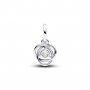 Pandora June White Eternity Circle Dangle Charm