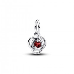 Pandora July True Red Eternity Circle Dangle Charm Pandora July True Red Eternity Circle Dangle Charm