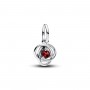 Pandora July True Red Eternity Circle Dangle Charm