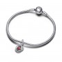 Pandora July True Red Eternity Circle Dangle Charm