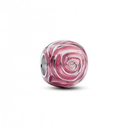 Pandora Pink Rose in Bloom Charm Pandora Pink Rose in Bloom Charm