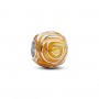 Pandora Yellow Rose in Bloom Charm