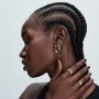 Pandora Treated Freshwater Cultured Pearls Open Hoop Earrings