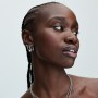 Pandora Treated Freshwater Cultured Pearl & Pavé Hoop Earrings Pandora Treated Freshwater Cultured Pearl & Pavé Hoop Earrings