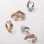 Pandora Crossover Pavé Hoop Earrings Pandora Crossover Pavé Hoop Earrings