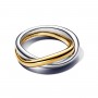 Pandora Two-tone Entwined Bands Ring Pandora Two-tone Entwined Bands Ring