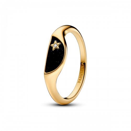 Pandora ME Halved Enamel Signet Ring Pandora ME Halved Enamel Signet Ring